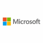 Microsoft logo featuring four colored squares (red, green, blue, yellow) forming a window shape, with the word "Microsoft" in gray text to the right—commonly seen among Triton Technologies partners.