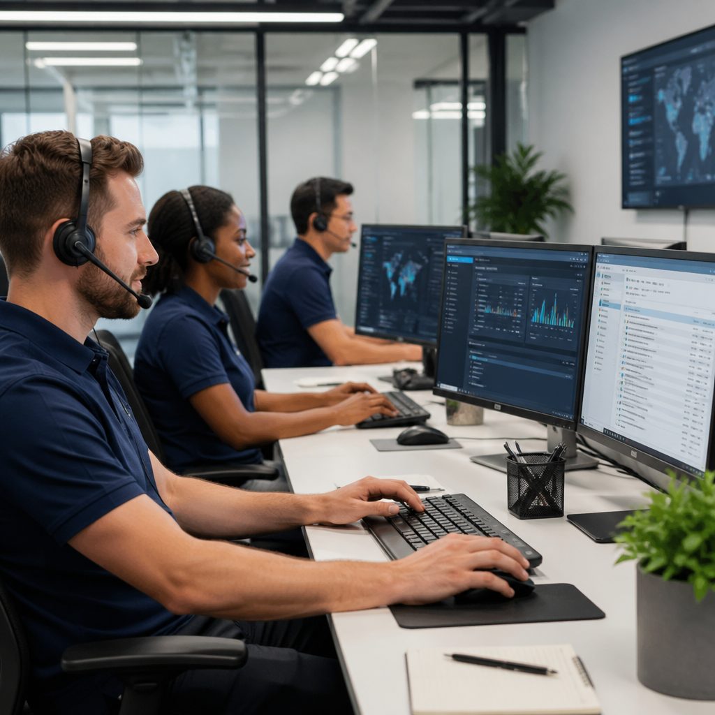 Managed IT support services — team