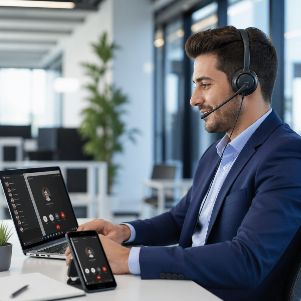 Business VoIP and virtual PBX — team