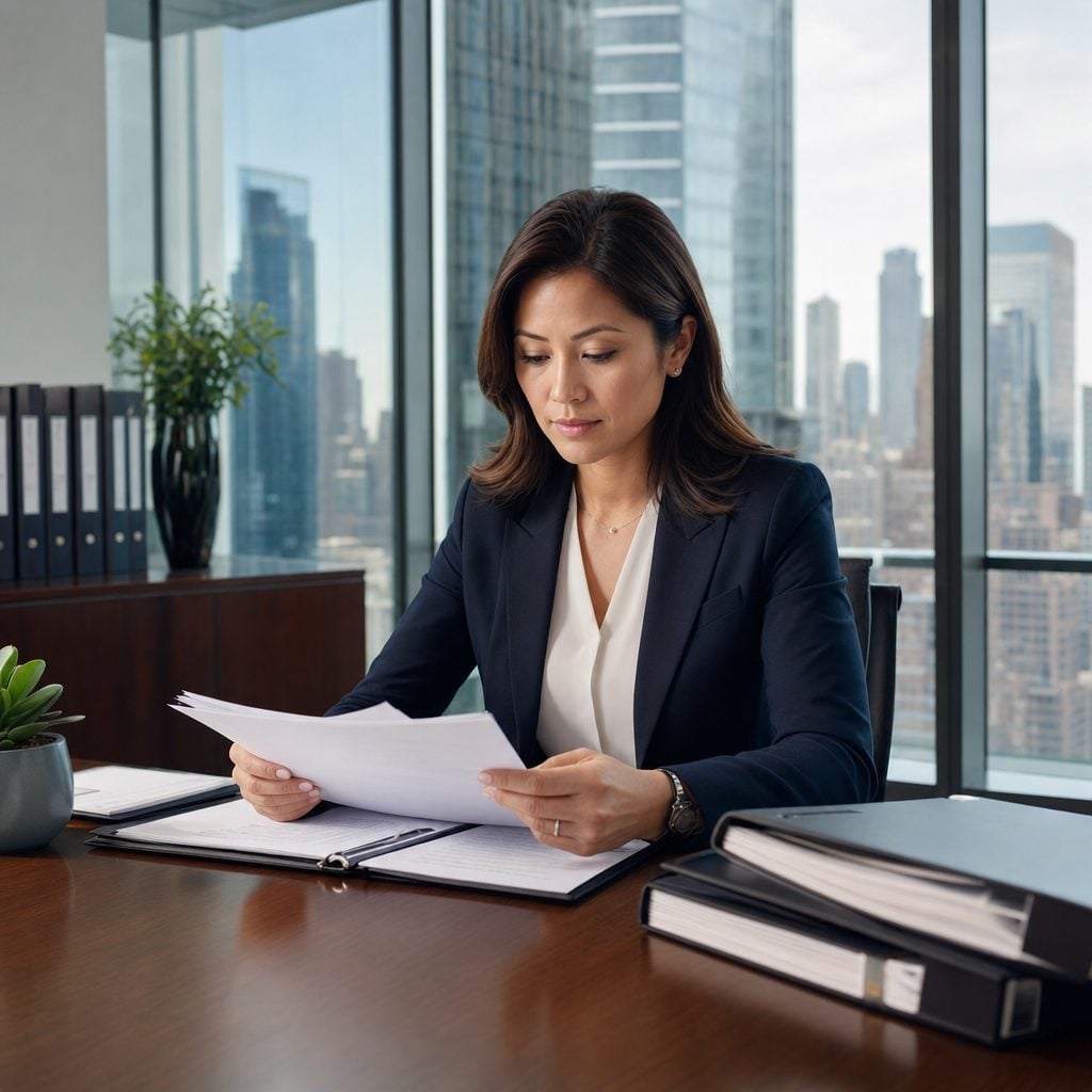 Compliance officer reviewing NY SHIELD and NYDFS documentation — Triton Technologies serving New York.