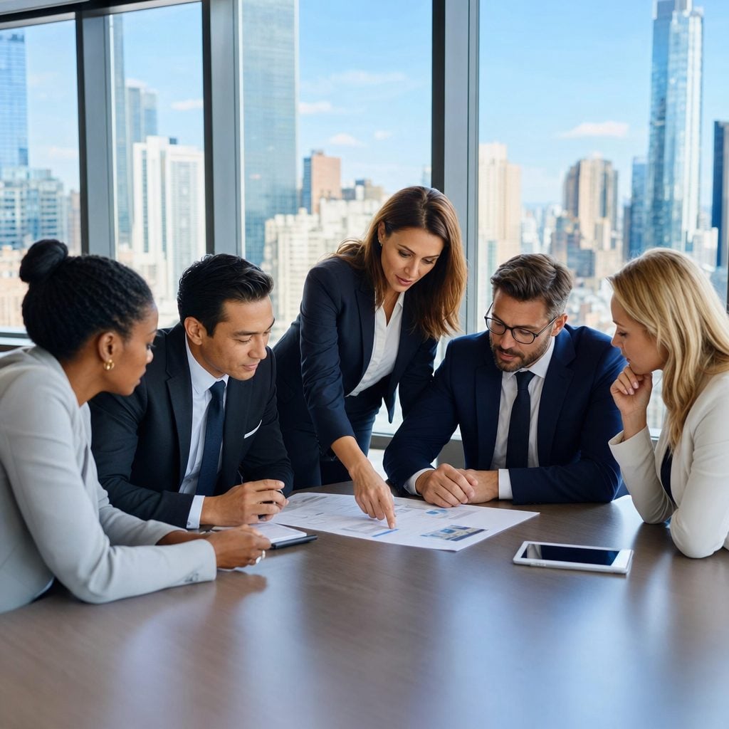 New York business team meeting — Triton Technologies managed IT for New York businesses.