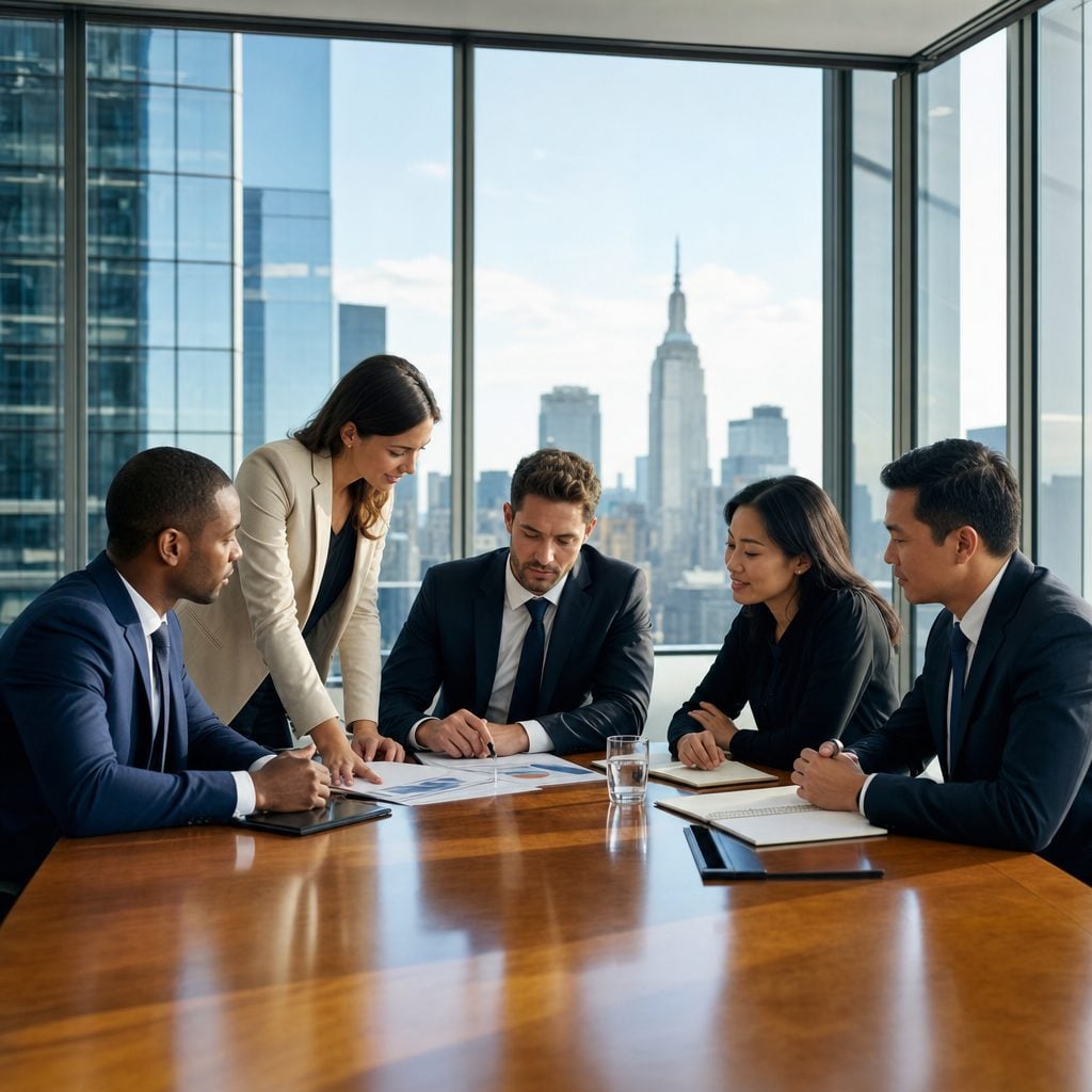 New York business team meeting — Triton Technologies managed IT for New York businesses.